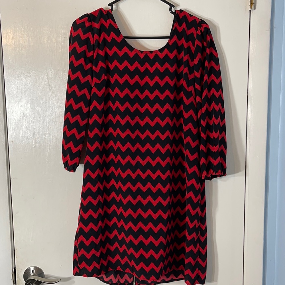 Rue21 Chevron Dress Sz Med